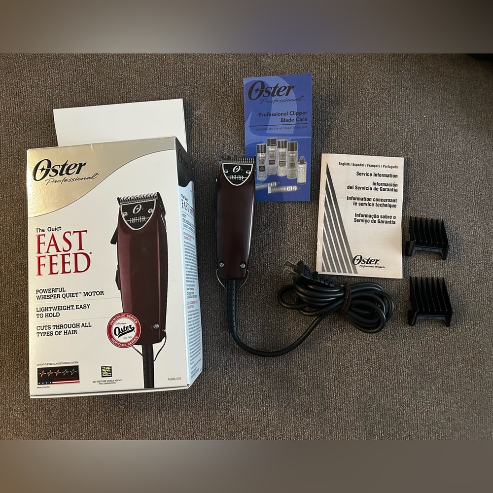 Used Mens Oster fast feed clippers